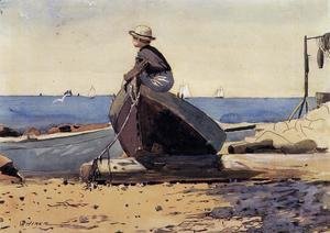 Winslow Homer - Waiting for Dad