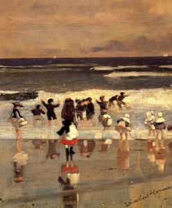 Beach Scene (or Children in the Surf)