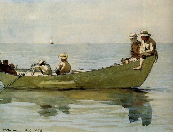 Seven Boys in a Dory