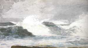 Surf At Prout's Neck 1895